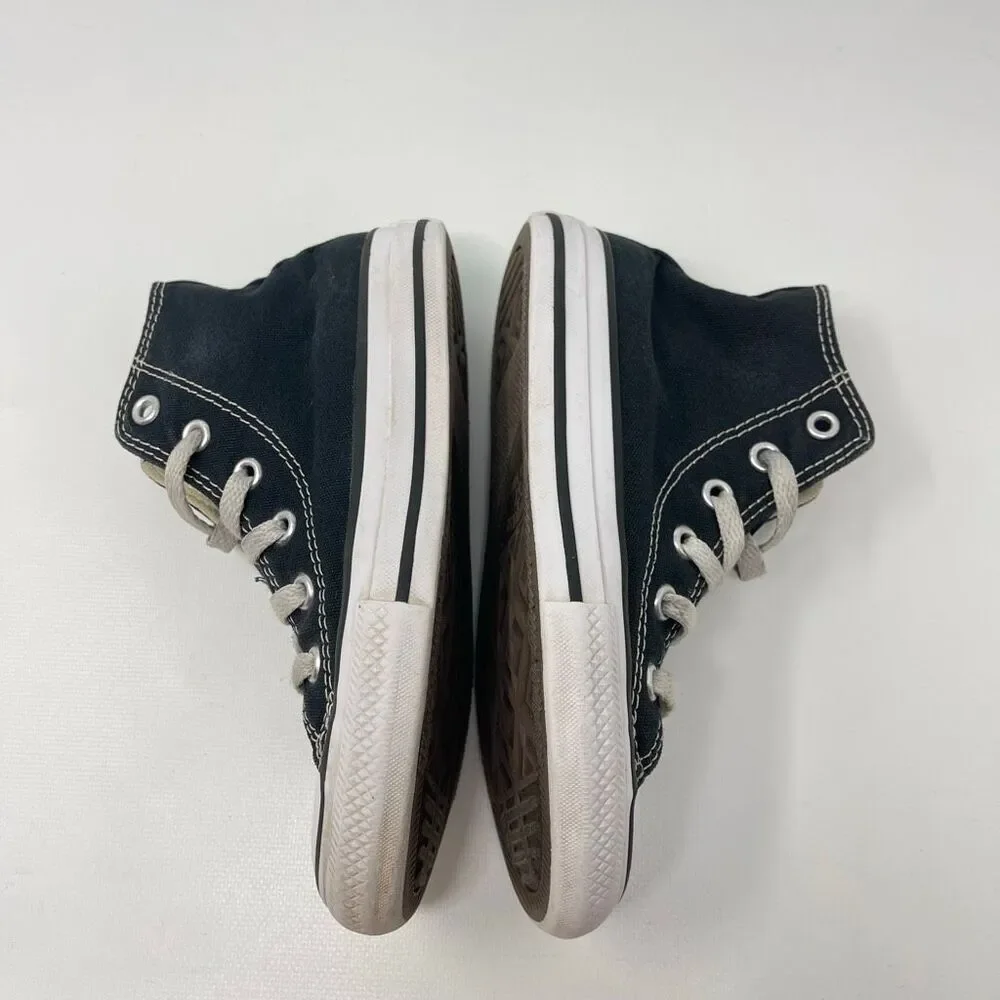 Converse Chuck Taylor All Star High Top Black White Sneakers 3j231 Youth size 12